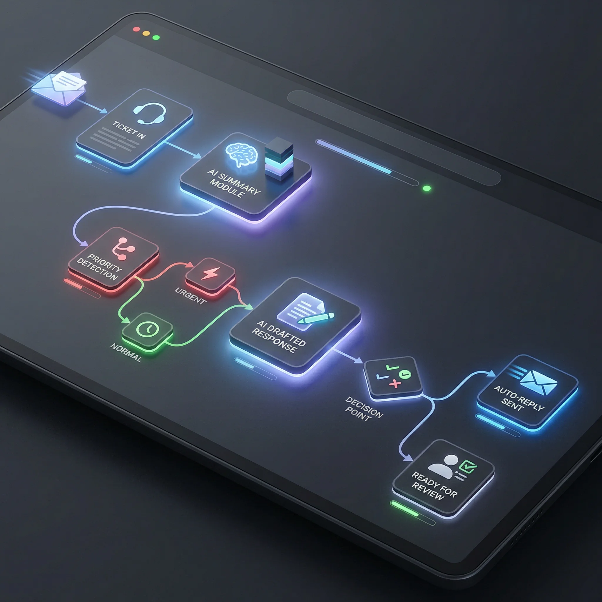 Automatización de soporte con IA